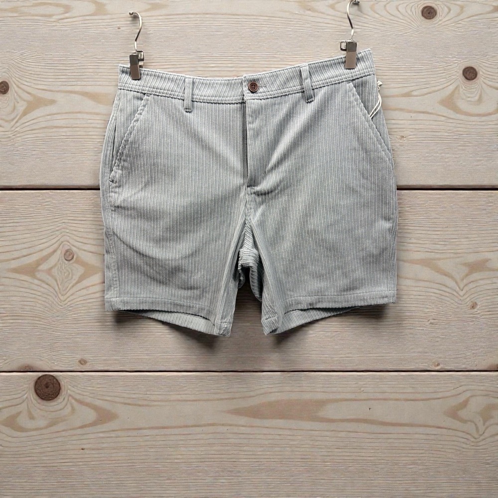 Katin Corduroy  Kenneth Casual Shorts Flat Front 4 Pocket Aqua Size 33
